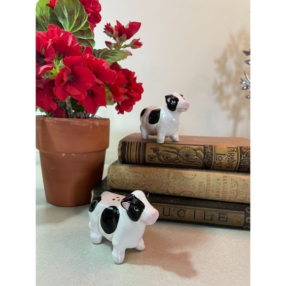 Vintage Ceramic Cow Salt & Pepper Shaker Collection FIVE SETS LOT - Picture 14 of 16